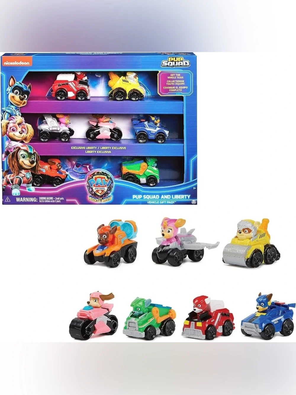 New Paw Patrol Limited Edition Pup Squad and Liberty Vehicle Gift Pack